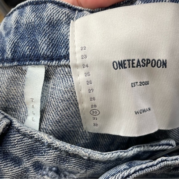 One Teaspoon NWT Rocky Awesome Baggies High Waist Straight Leg Jeans - Picture 5 of 11